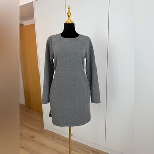 Kenneth Cole Reaction Gray Long Sleeve Dress